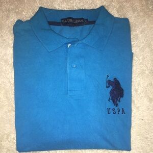 U.S.POLO ASSN blue Polo Shirt